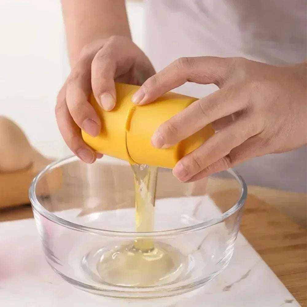 1pcs Egg Topper Shell Cutter Beater RawEgg Cracker Separator Filter Egg Opener Yellow/Orange/Rose Red Kitchen Baking Tools
